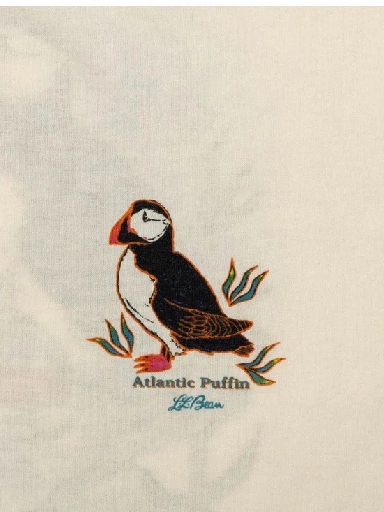 LL Bean Japan Edition Dover-Foxcroft Tee, Atlantic Puffin, XL - Picture 2 of 6